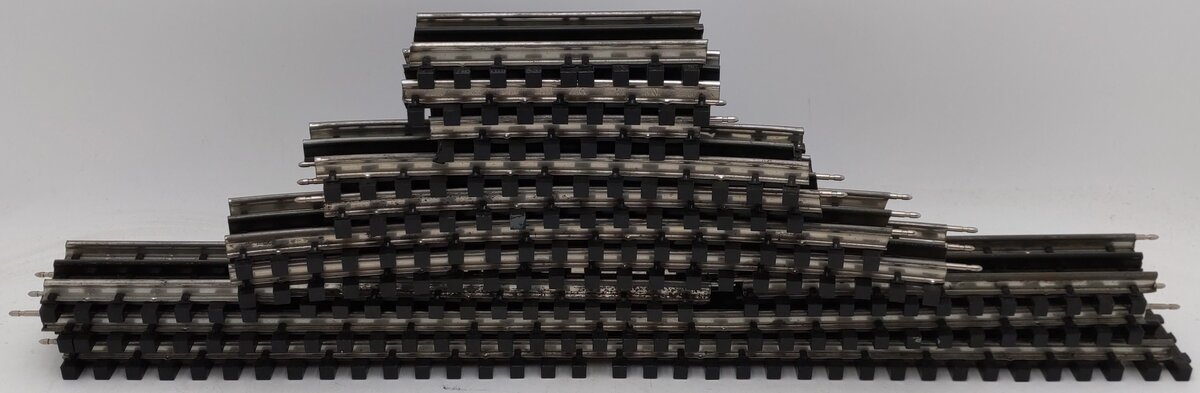 K-Line O Gauge Assorted Curved and Straight Shadow Rail Track Sections [12] VG