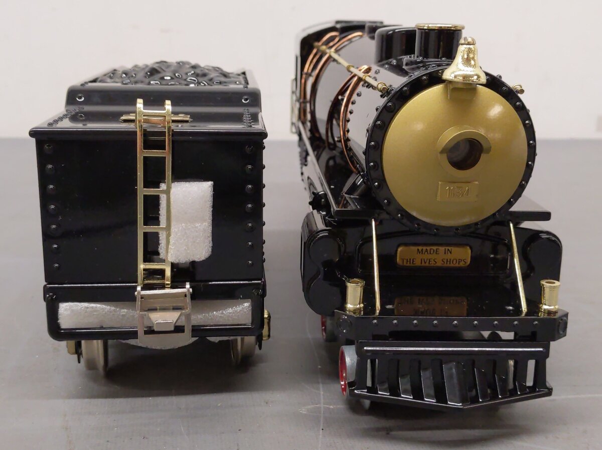 MTH 10-1123-0 Standard Gauge Tinplate Ives Steam Locomotive & Tender EX