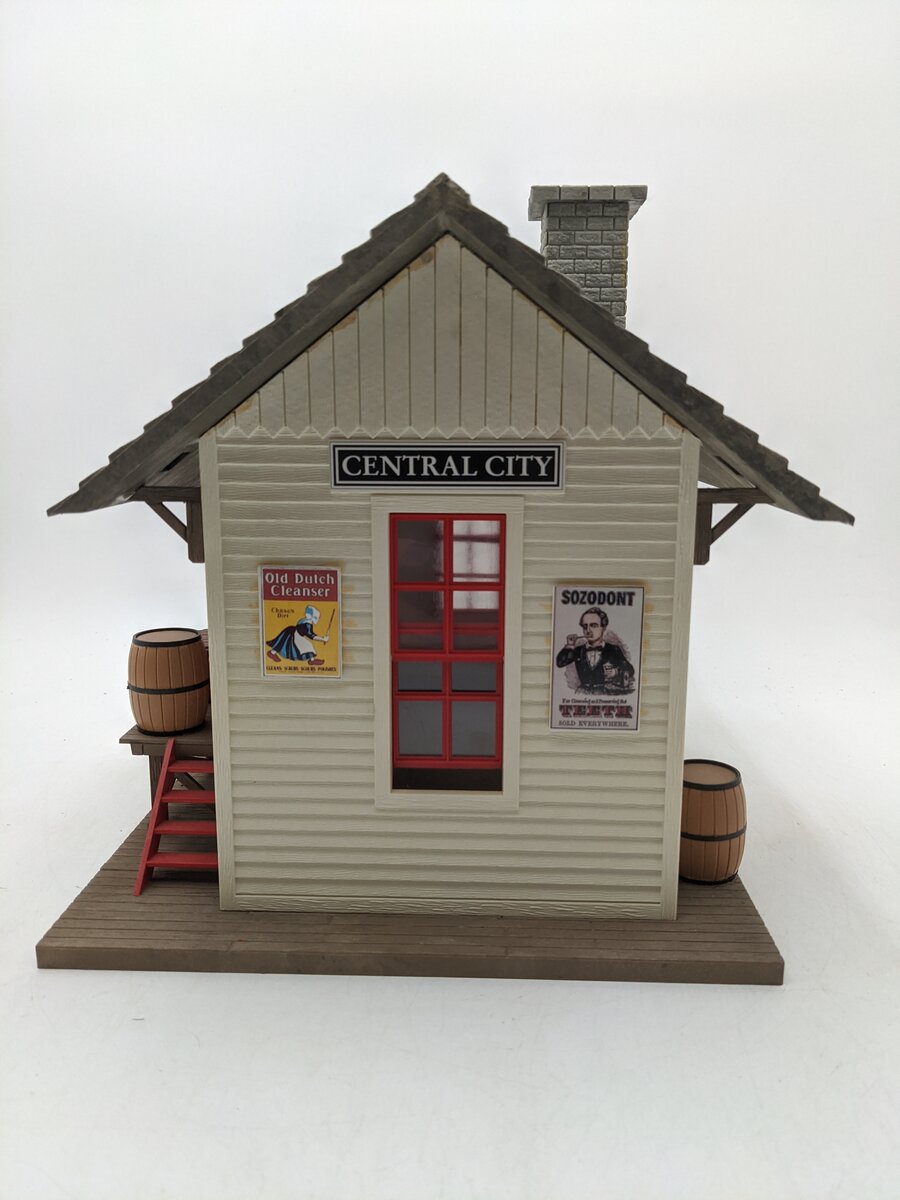 POLA 1807 G Scale Central City Station Railroad Building Kit-Assembled VG