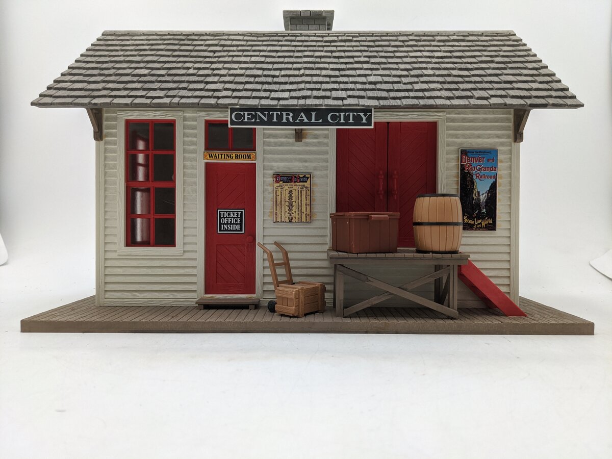 POLA 1807 G Scale Central City Station Railroad Building Kit-Assembled VG