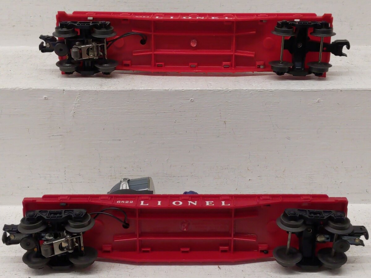 Lionel O Gauge Night Crew Searchlight Cars 6822 [2] VG