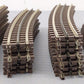 Atlas 6060 O Gauge Nickel Silver O-54 Full Curved Track Sections (26) VG
