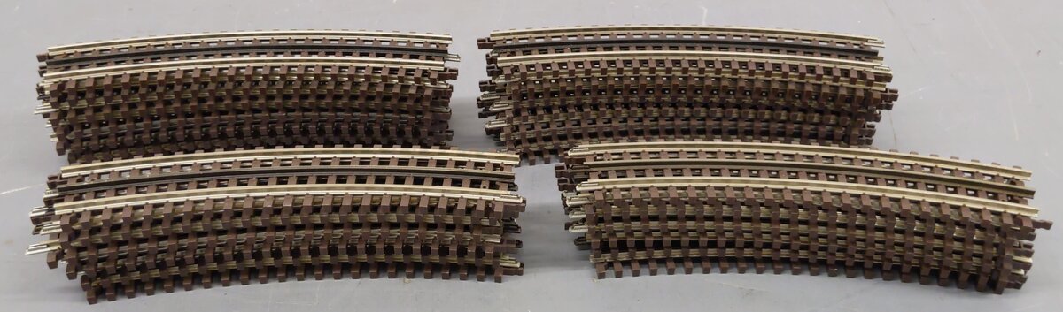 Atlas 6060 O Gauge Nickel Silver O-54 Full Curved Track Sections (26) VG