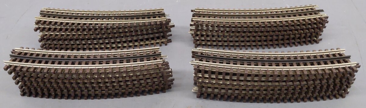 Atlas 6060 O Gauge Nickel Silver O-54 Full Curved Track Sections (26) VG