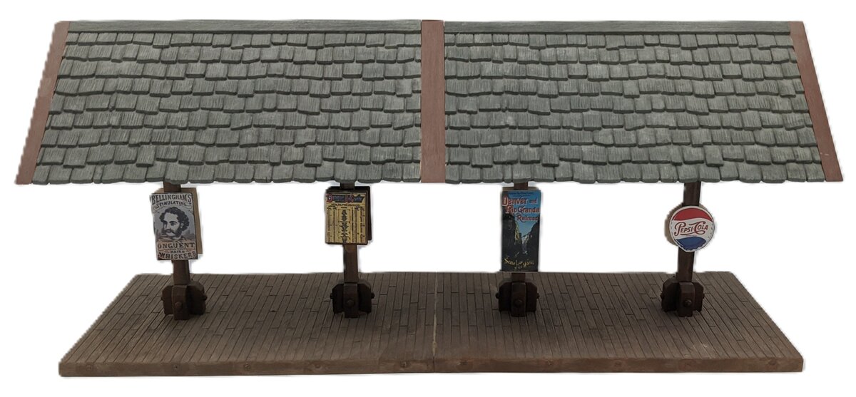 Pola 918 G Scale Flowery branch Covered Platform VG