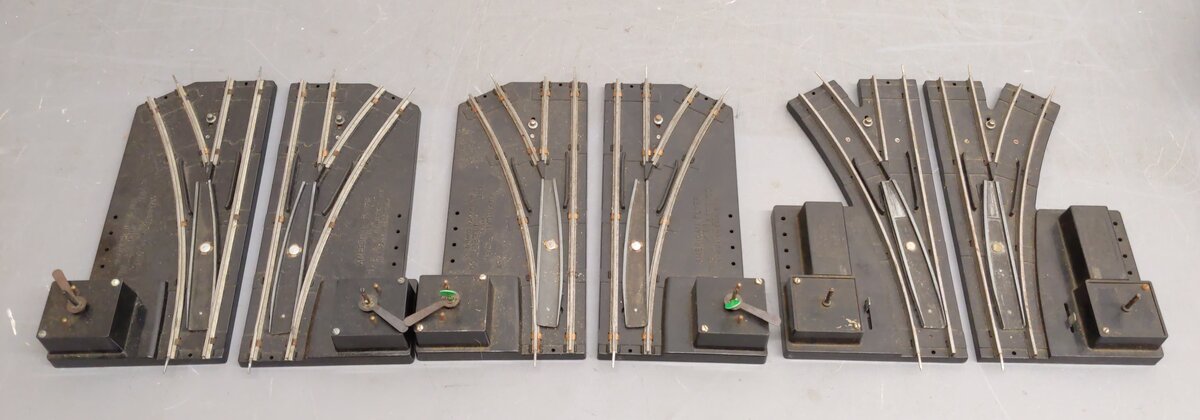 American Flyer Vintage O Manual Switches: 722A, 26744 [6] VG