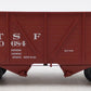 S-Helper Service 00763 S Gauge AT&SF Composite 2-Bay Hopper Car #180684 LN