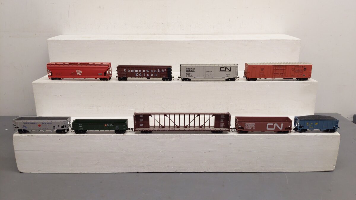 Athearn and Others HO Assorted Freight Cars 623363, 115391, 836, 232001, 3225[9] VG