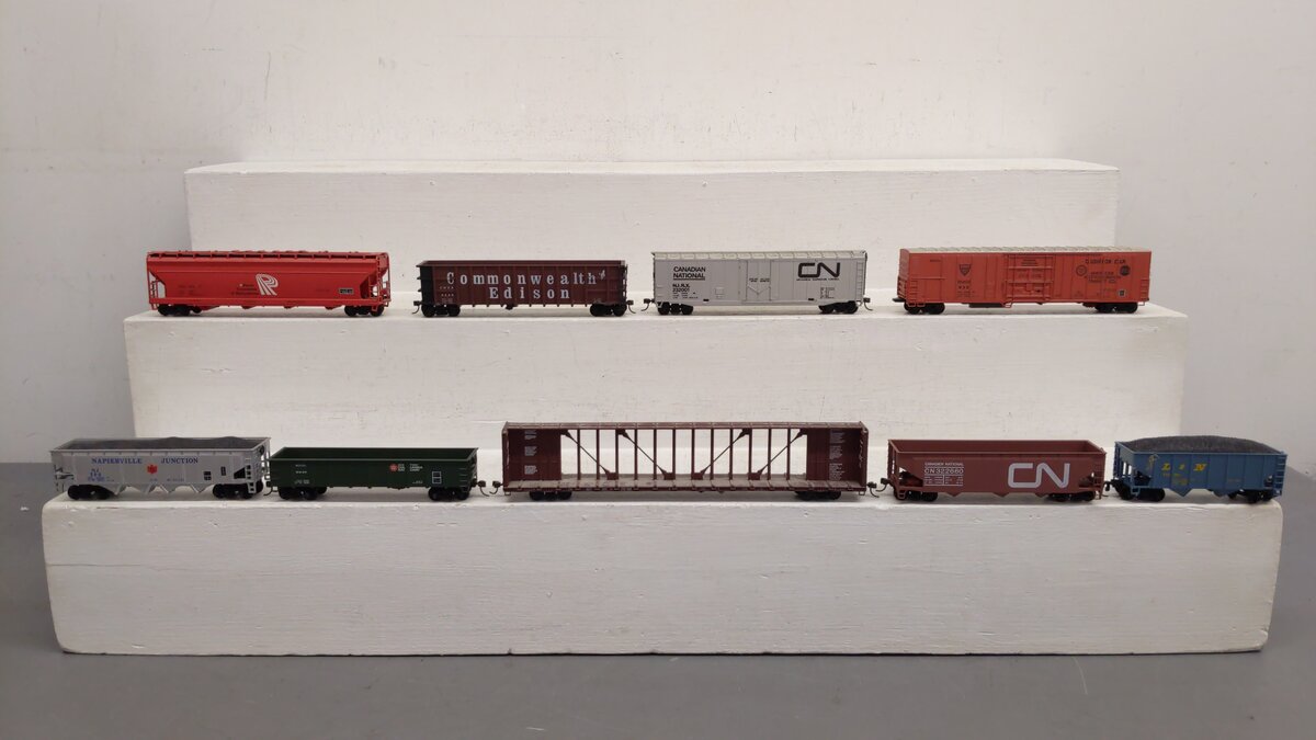 Athearn and Others HO Assorted Freight Cars 623363, 115391, 836, 232001, 3225[9] VG