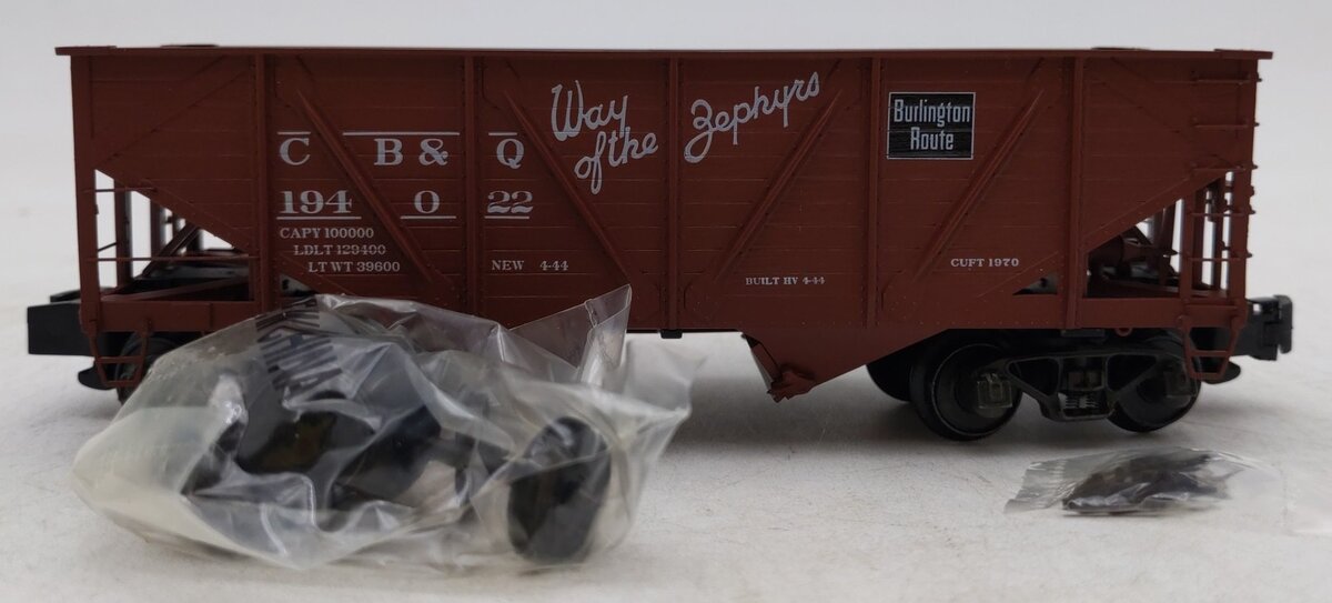S-Helper S Gauge Chicago Burlington & Quincy Freight Hopper Car #194022 LN