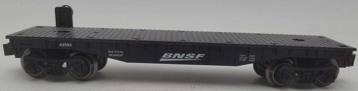 Menards 279-0872 O Union Pacific Flat Car #43593 EX