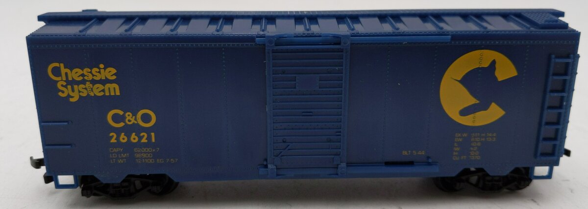 Industrial Rail O Gauge C&O 4-Bay Covered Hopper #26621 LN/Box
