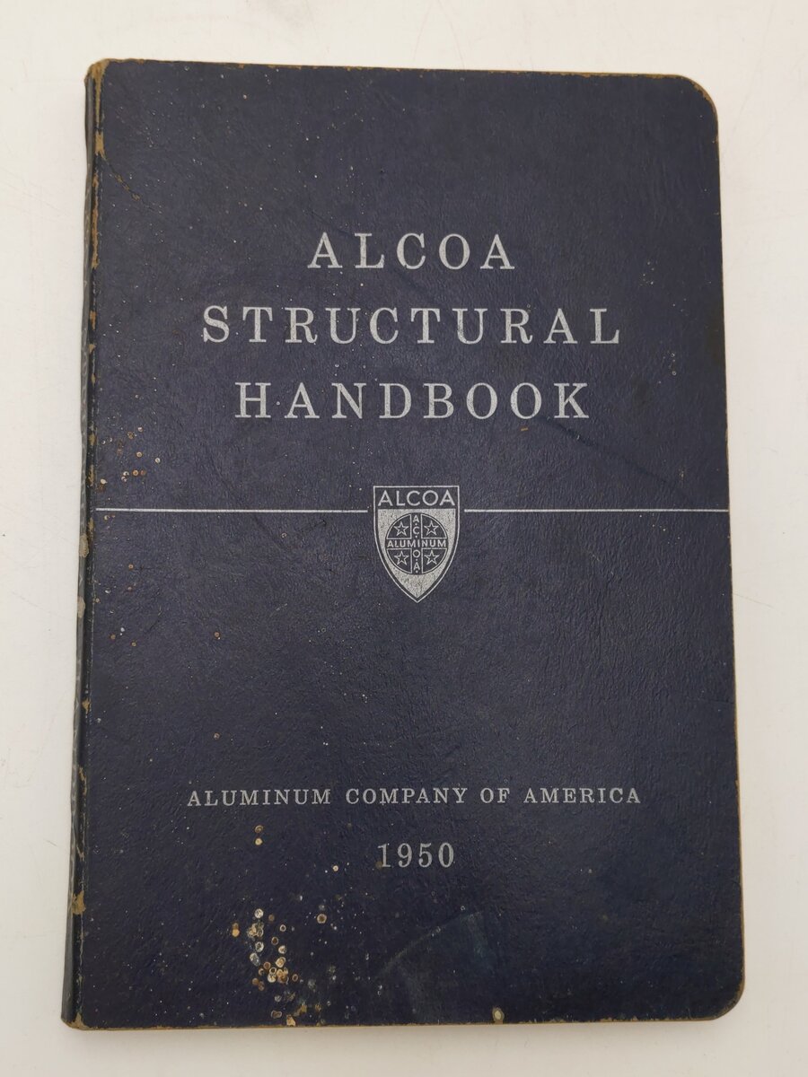 Alcoa Structural Handbook 1950 Paperback Book By Aluminum Company of America VG