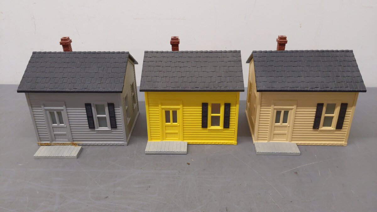 G Scale One Story Houses [3] VG