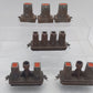 Rix Products 628-601 HO Scale Steel Mill Ingot Buggies & Molds Kits - Assembled VG