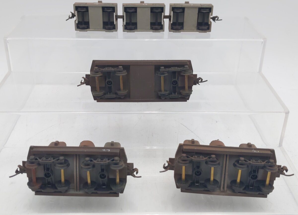 Rix Products 628-601 HO Scale Steel Mill Ingot Buggies & Molds Kits - Assembled VG