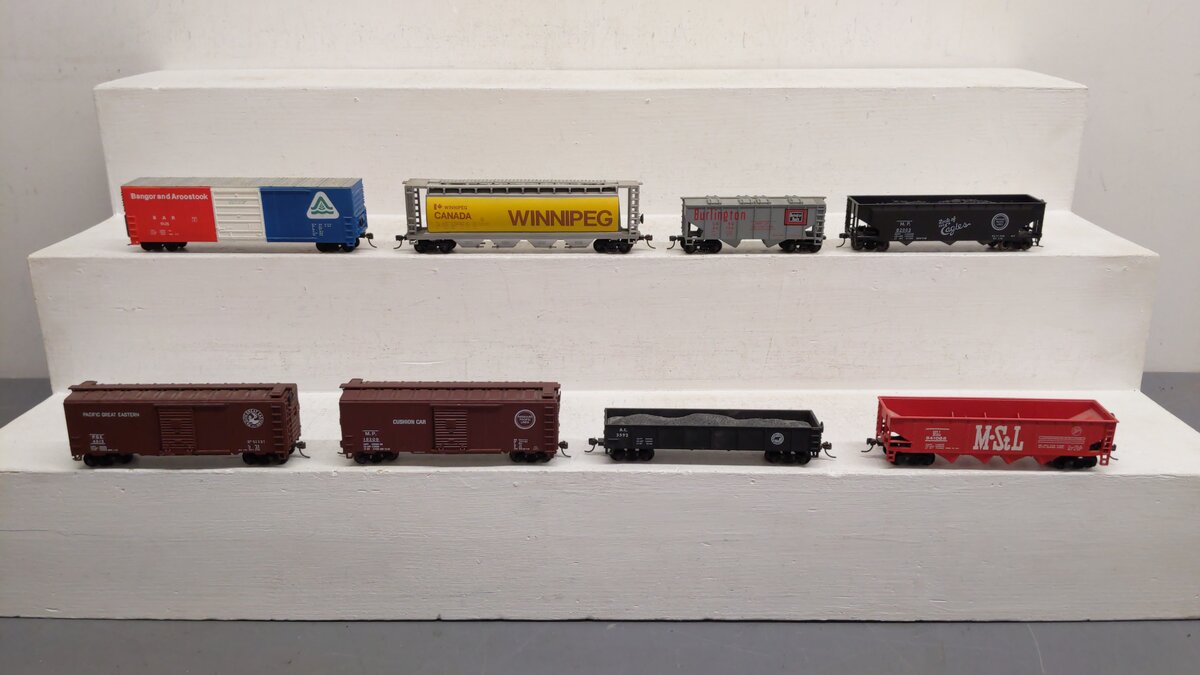 Athearn & Others HO Assorted Freight Cars 4013, 18209, 541085, 85124, 62003 [8] VG