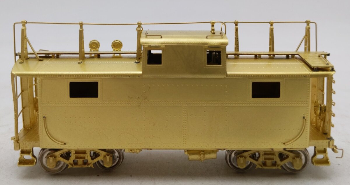 Sunset Models N5A HO Brass Pennsylvania Railroad Steel Cabin Car (w/ Antenna) EX/Box