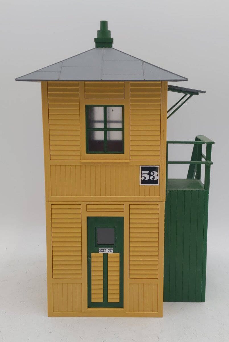 Pola G Scale Yellow Switch Tower VG