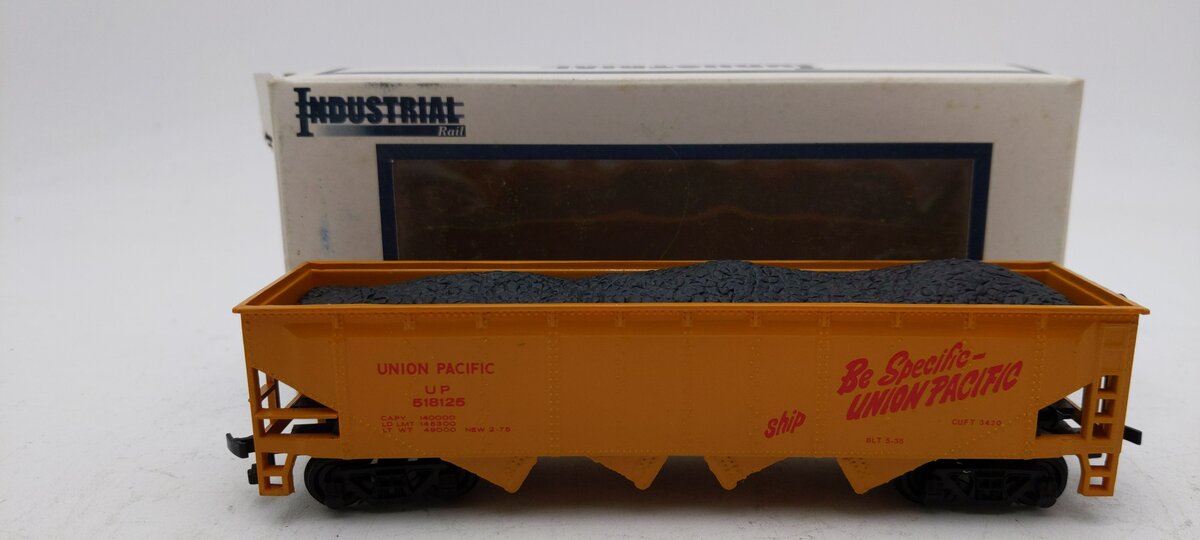 Industrial Rail  HO Union Pacific 4 Bay Hopper 518125 LN/Box
