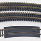 AHM 50015 HO 18" Radius 30 Degree Curved Track (Pack of 11) EX/Box