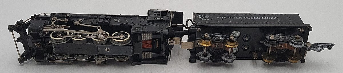 American Flyer 342 Vintage S Scale 0-8-0 Steam Switcher w/Tender VG