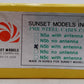 Sunset Models N5b BRASS HO Scale PRR N5b Steel Cabin Car with Antenna (Painted) VG/Box