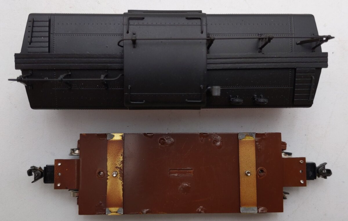Sunset Models N5b BRASS HO Scale PRR N5b Steel Cabin Car with Antenna (Painted) VG/Box