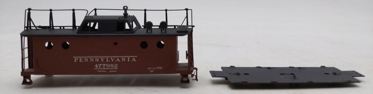 Sunset Models N5C HO Scale Brass PRR N5c Steel Cabin Car w/ Antenna (Painted) VG/Box