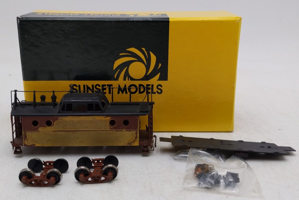 Sunset Models N5C HO Scale Brass PRR N5c Steel Cabin Car w/ Antenna (Painted) VG/Box