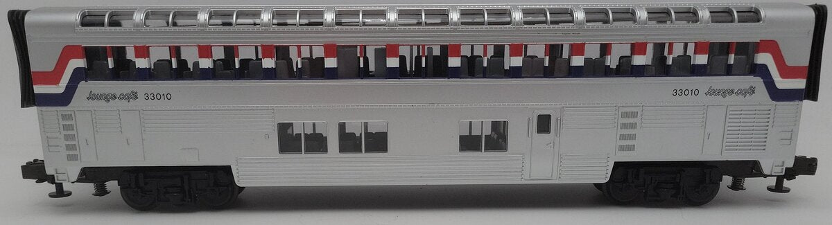 MTH O Amtrak Superliner Lounge Café Passenger Car #33010 EX