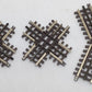 Atlas 6080/6081 O Gauge Custom Supreme Nickle Silver Crossing Track Sections [3] VG