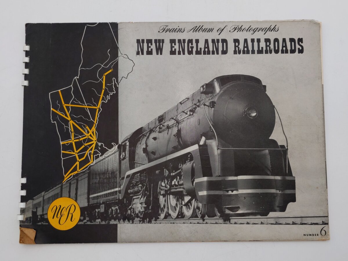 Trains Album of Photographs #6 New England Railroads Book Kalmbach Publishing VG