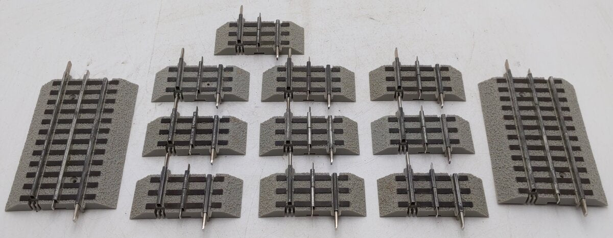 Lionel O Gauge Assorted Curved and Straight Fastrack Sections [12] EX