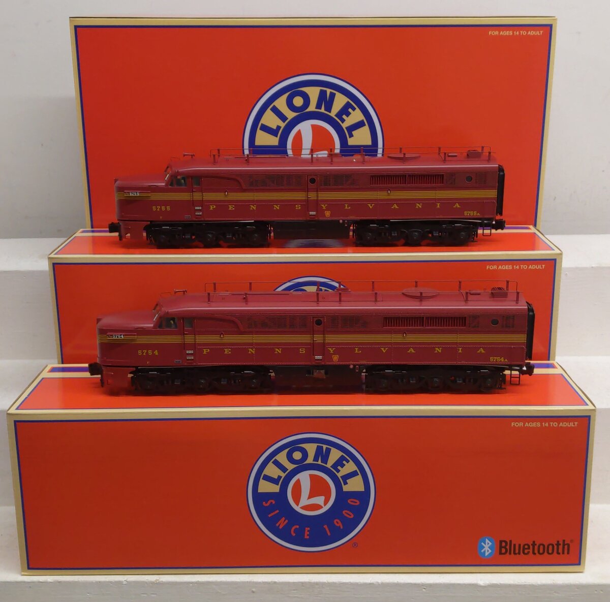 Lionel 1933190 O Pennsylvania Legacy Alco PA AA-Set Diesel Locomotive #5754/5755 EX/Box