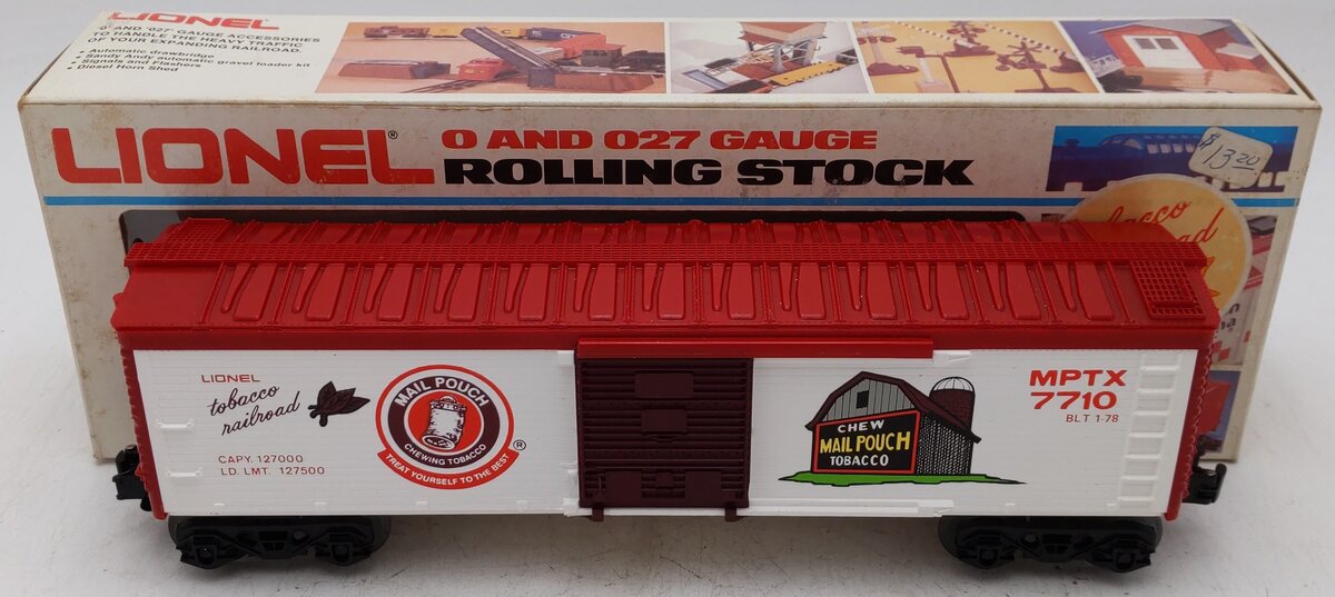 Lionel 6-7710 O Gauge Mail Pouch Refrigerator Car EX/Box