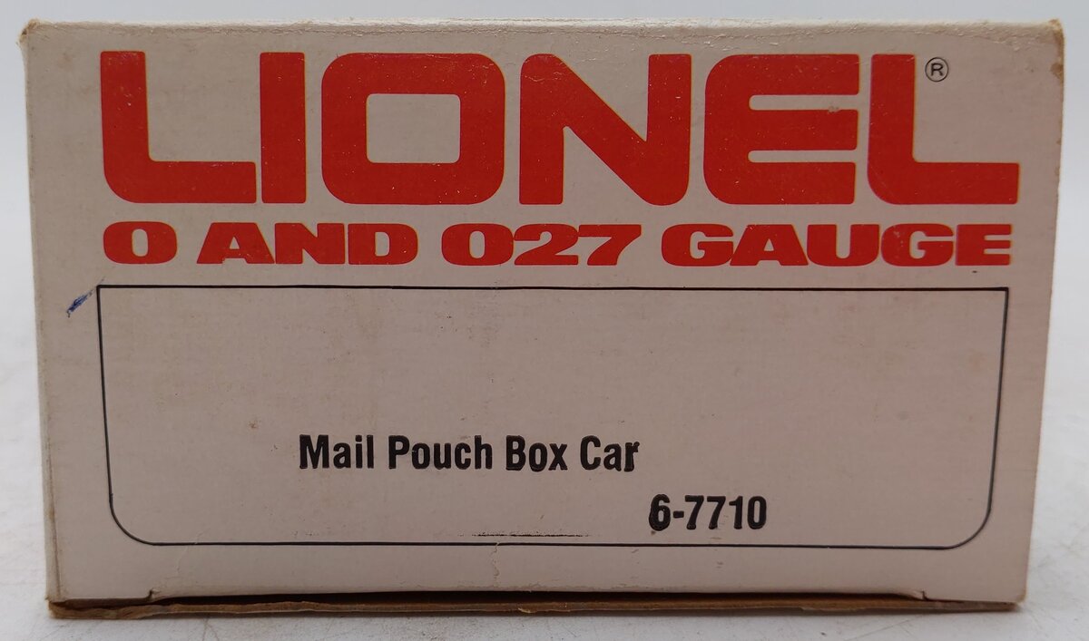 Lionel 6-7710 O Gauge Mail Pouch Refrigerator Car EX/Box