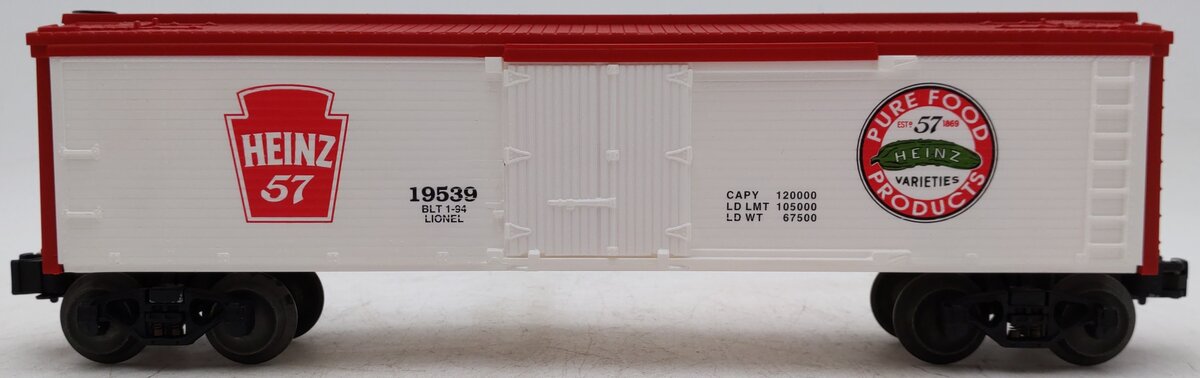Lionel 6-19539 O Gauge Heinz Refrigerator Car #19539 EX/Box