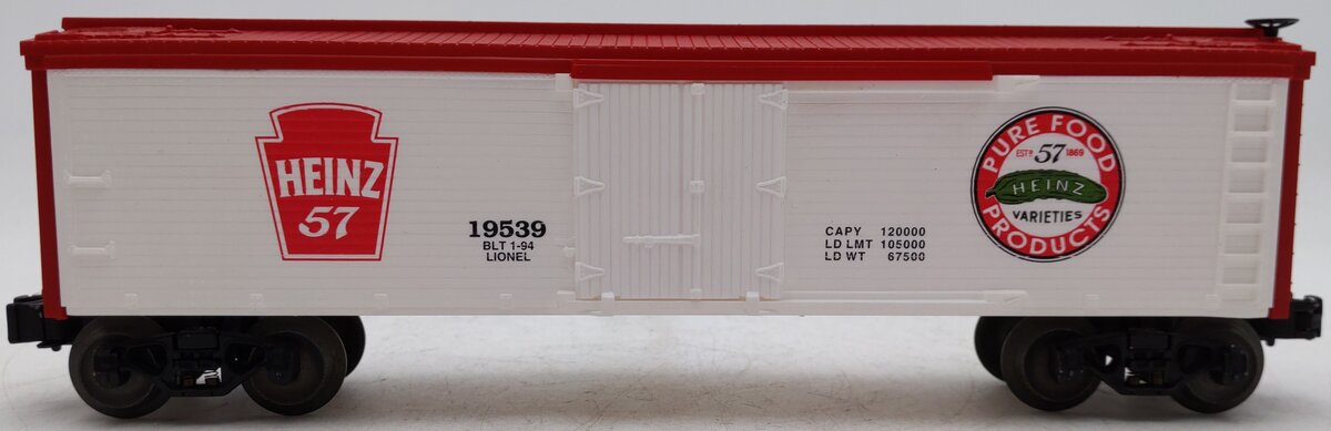 Lionel 6-19539 O Gauge Heinz Refrigerator Car #19539 EX/Box