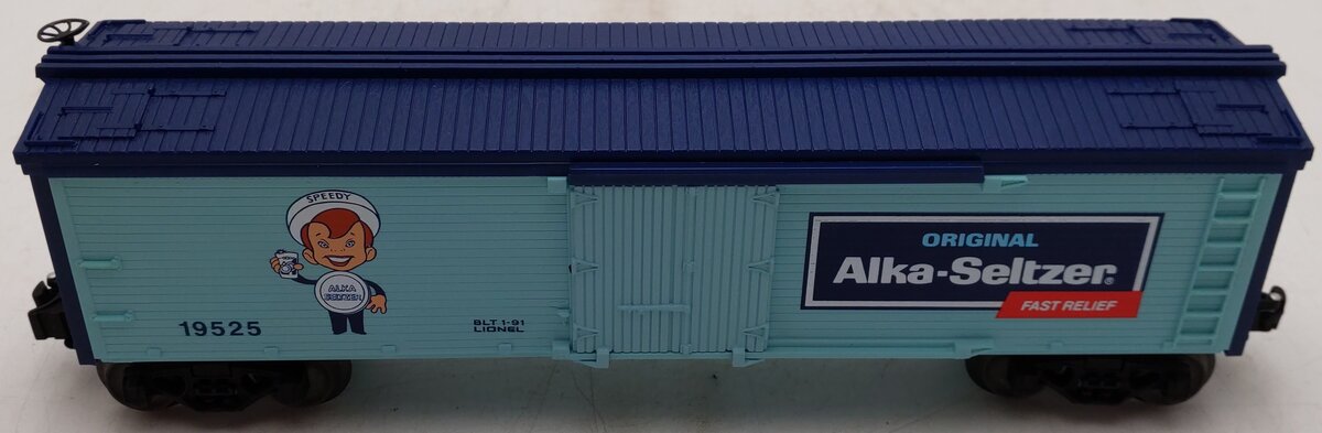 Lionel 6-19525 O Gauge Speedy Alka-Seltzer Billboard Reefer EX/Box