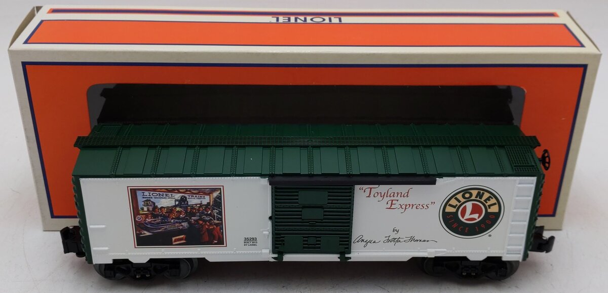 Lionel 6-35293 O Angela Trotta Thomas Toyland Express Christmas Boxcar EX/Box