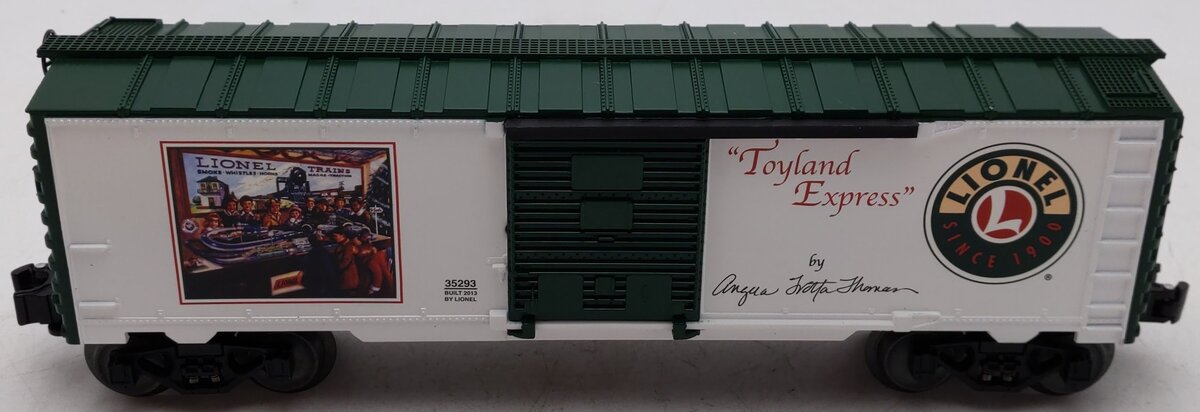 Lionel 6-35293 O Angela Trotta Thomas Toyland Express Christmas Boxcar EX/Box