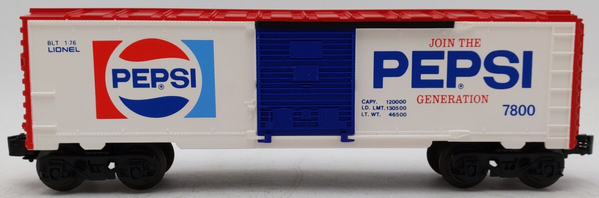 Lionel 6-7800 O Gauge Pepsi Boxcar EX/Box