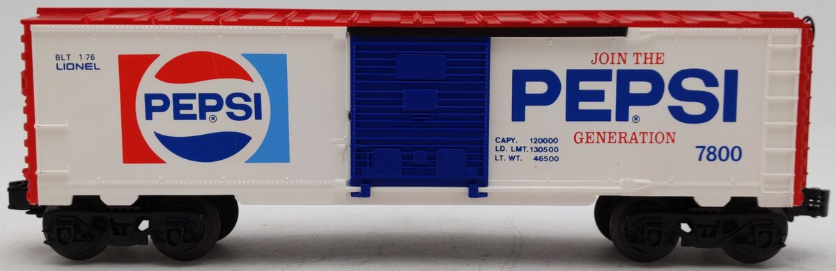 Lionel 6-7800 O Gauge Pepsi Boxcar EX/Box