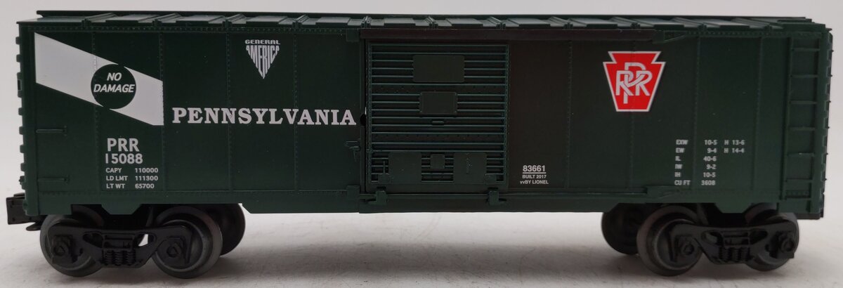Lionel 6-83661 O Pennsylvania Boxcar #15088 EX