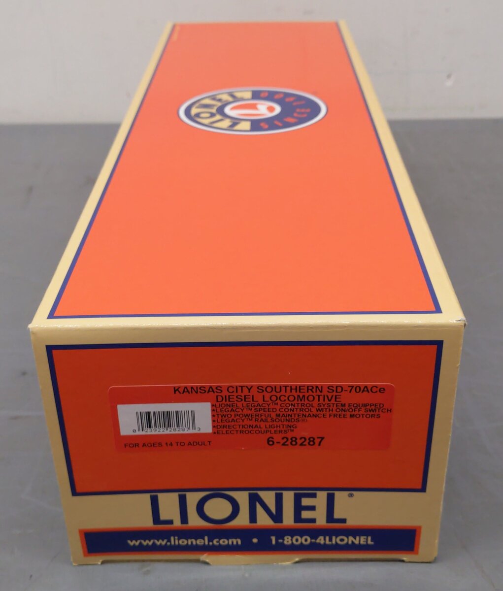 Lionel 6-28287 O Gauge KCS SD70ACe Diesel Engine #4050 EX/Box