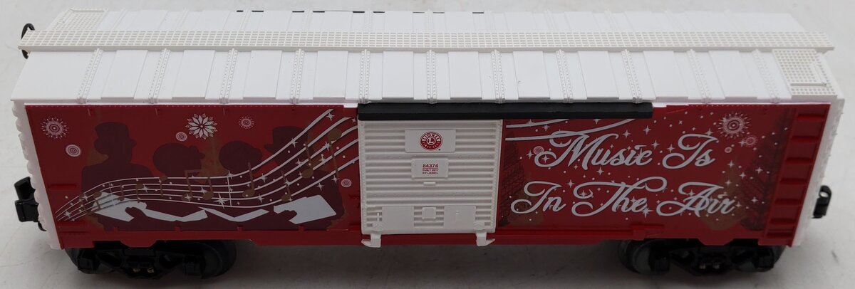 Lionel 6-84374 O Gauge 2017 Christmas Music Boxcar EX/Box