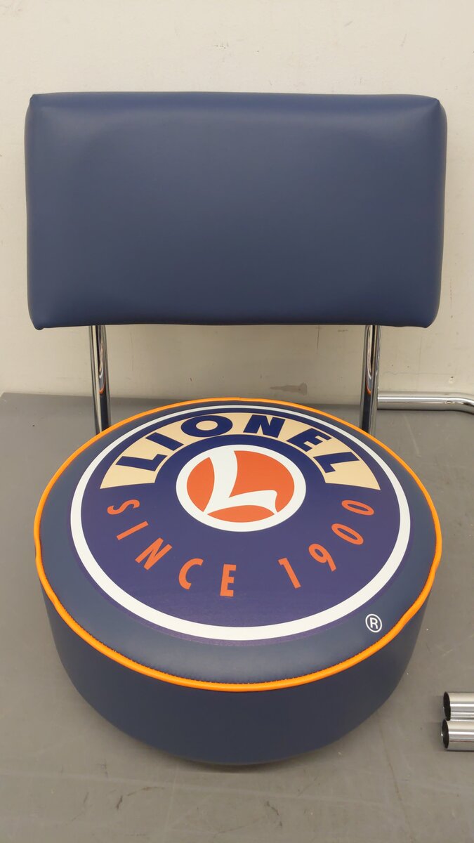 Lionel 942056 Bar Stool with Back (Blue) LN