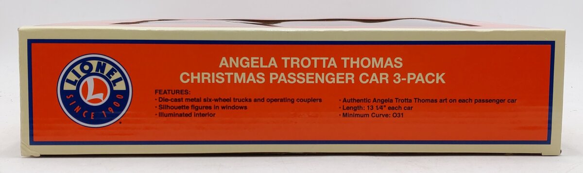 Lionel 6-84765 O Angela Trotta Thomas Christmas Passenger Cars EX/Box