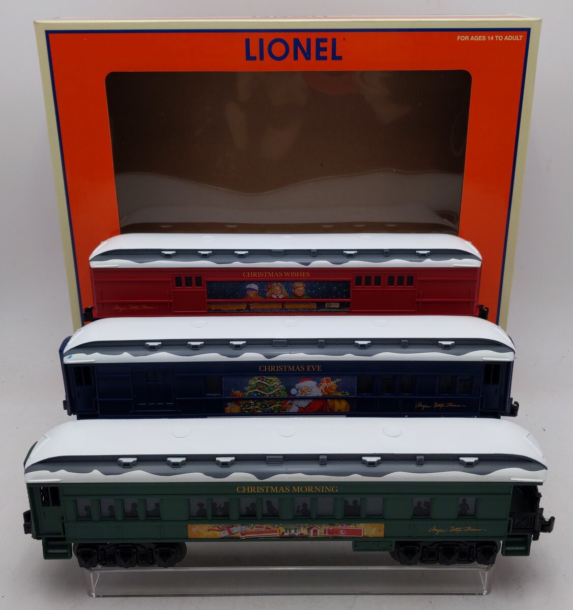Lionel 6-84765 O Angela Trotta Thomas Christmas Passenger Cars EX/Box